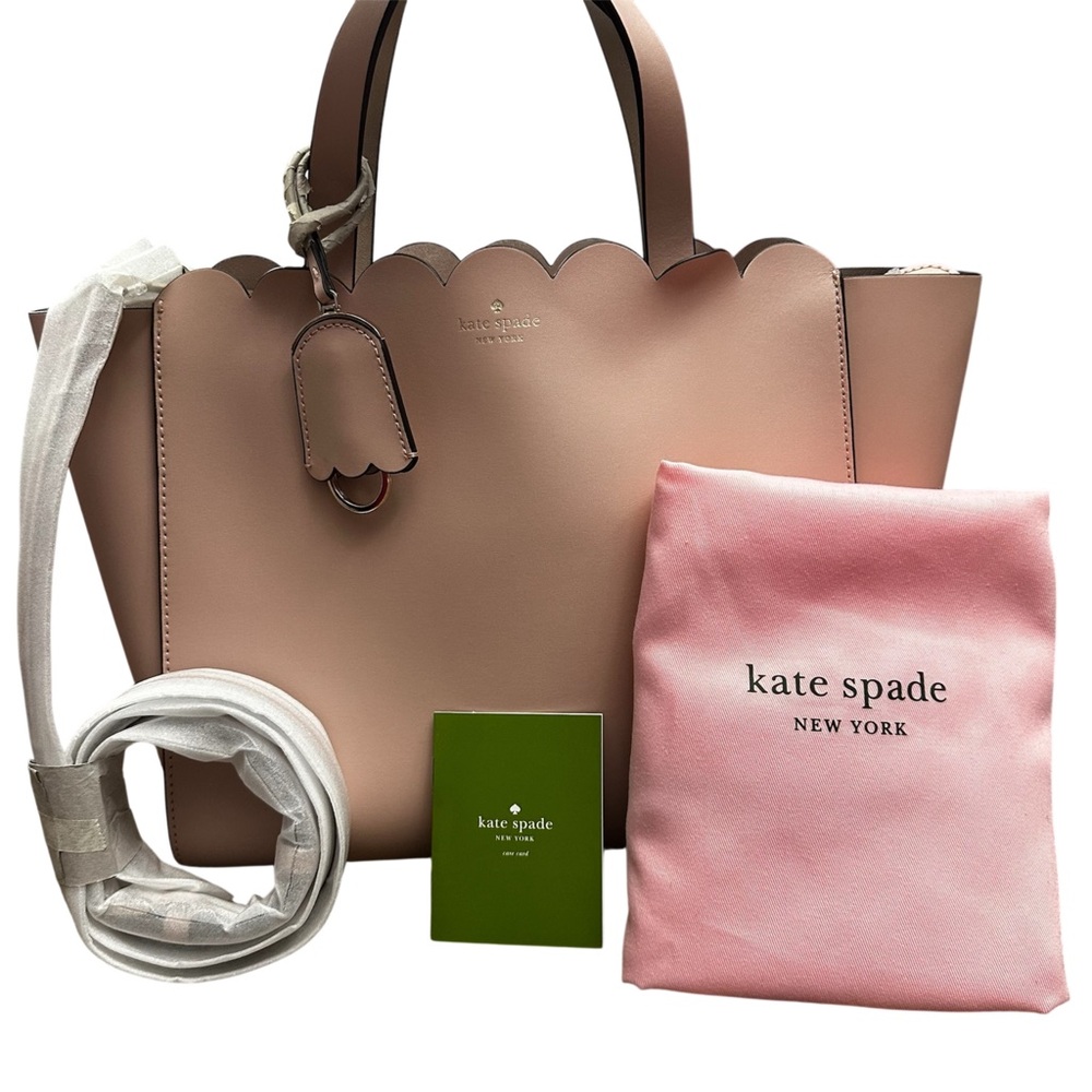 Kate Spade Blush Scalloped Tote